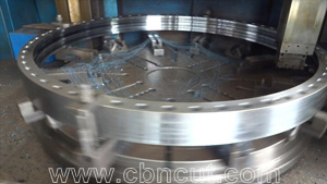 cbn turning cutting wind power bearing steel