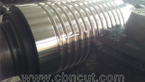 Roller cutting with CBN insert