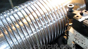 Roller cutting with CBN insert