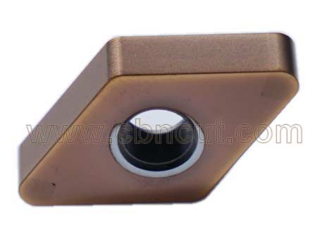 Coated CBN Insert C06 For Cast Iron Cutting DNGA